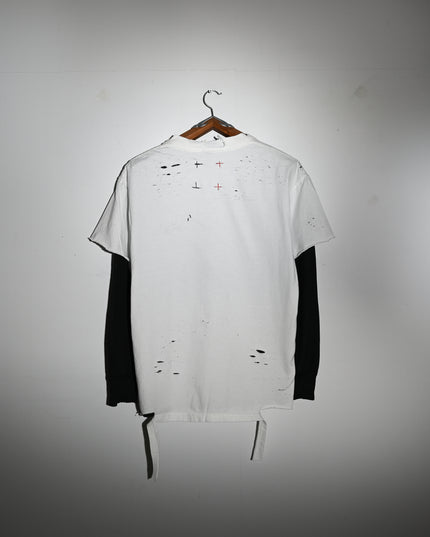 Stay At Home Double Layered Long Sleeve Tee