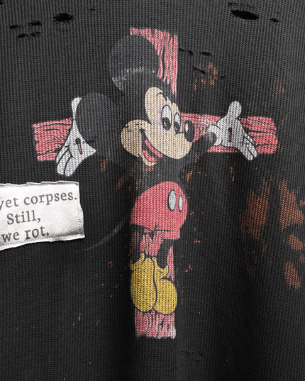 Crucified Mickey Long-Sleeve Shirt