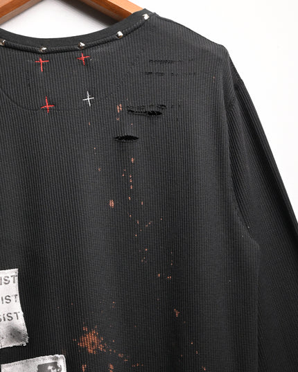 Crucified Mickey Long-Sleeve Shirt