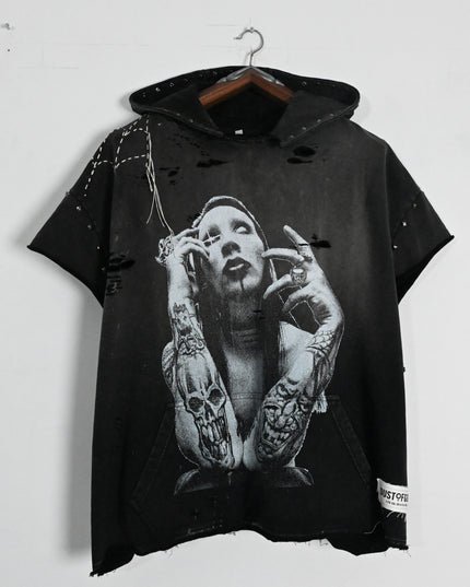 Beautiful People Sleeveless Hoodie