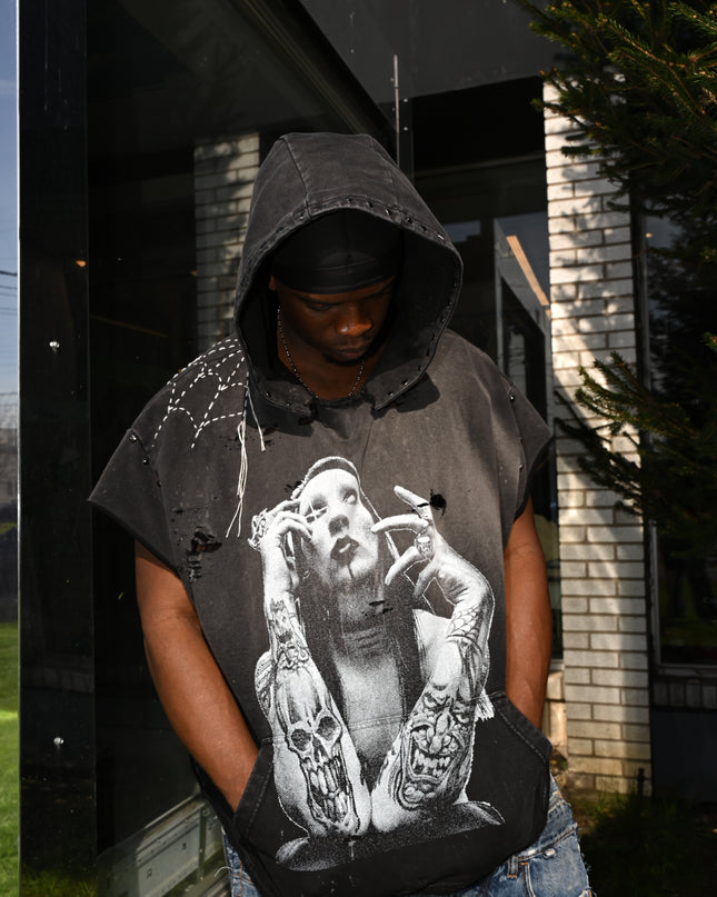 Beautiful People Sleeveless Hoodie