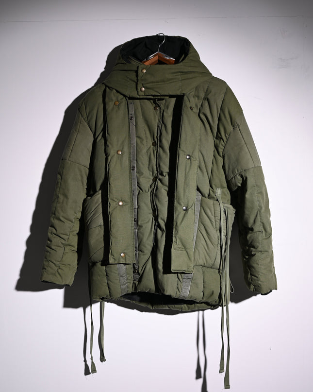 Reconstructed Military Puffer Jacket