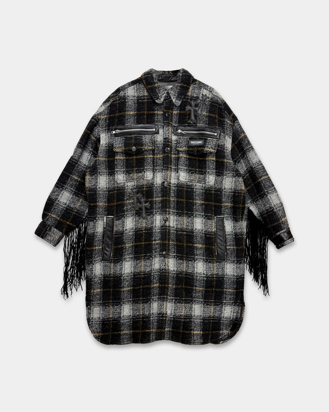 Not Chrome Hearts Checker Coat