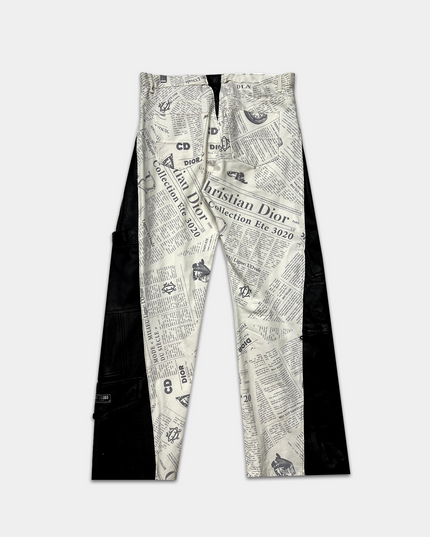 Elevated Dior Newspaper Pants