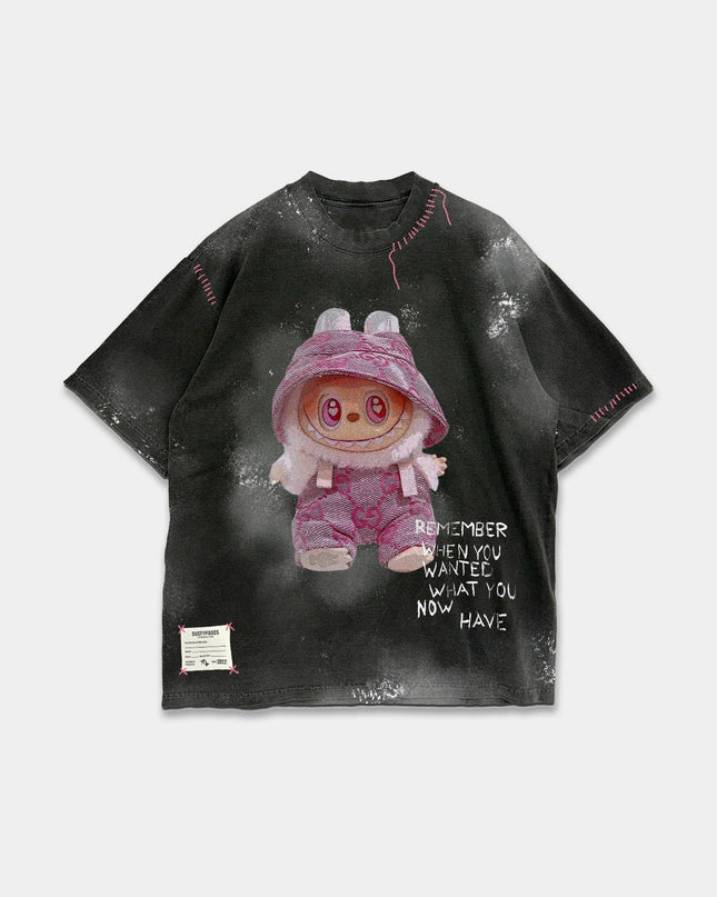 Pink GG Labubu T-Shirt