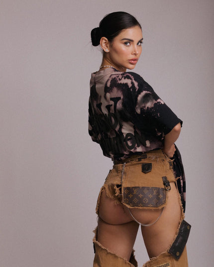 Ninoska Vasquez A in Custom Workwear Pants