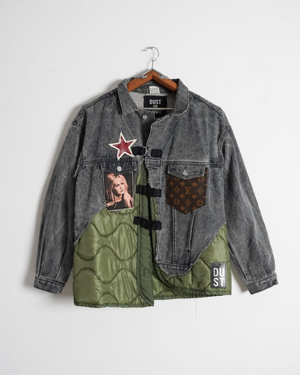 Growing Old Half/Half Denim Jacket