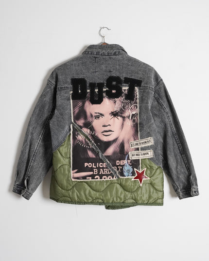 Growing Old Half/Half Denim Jacket