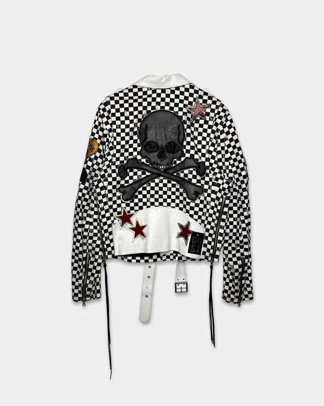 Skull And Bones Checker Jacket