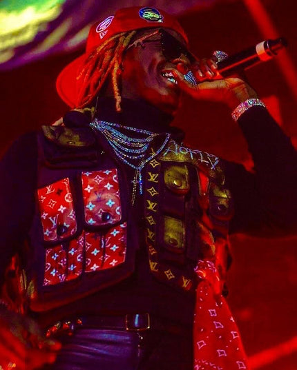 Young Thug in Custom Dusted Vest