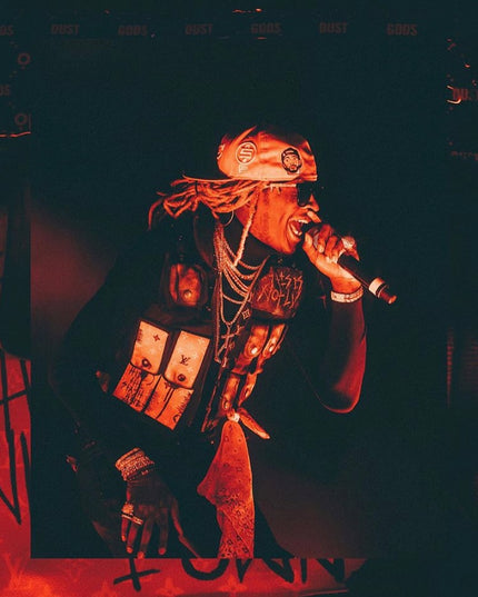Young Thug in Custom Dusted Vest