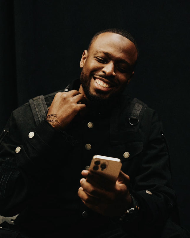 Dadju in Custom Military Jacket and Classics Tactical Pants