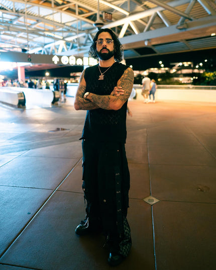 DJ Luian in Gucci Tiger Pants