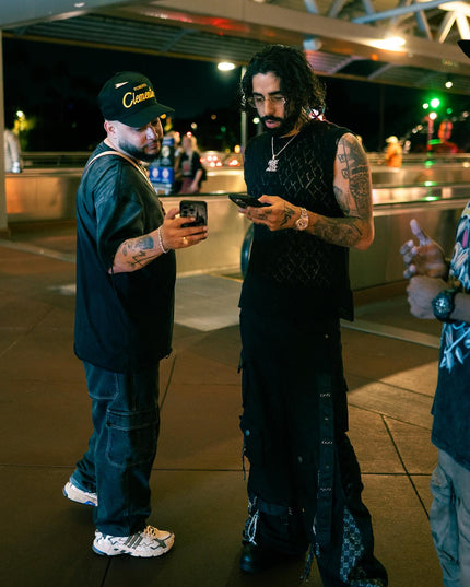 DJ Luian in Gucci Tiger Pants