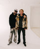 FoodGod in Custom Upcycled Vintage Red Fox Fur Jacket