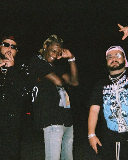Young Thug in Custom Dusted Kawz Tee