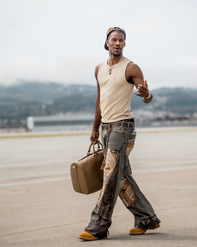 Jimmy Butler in Rodeo Denim Pants