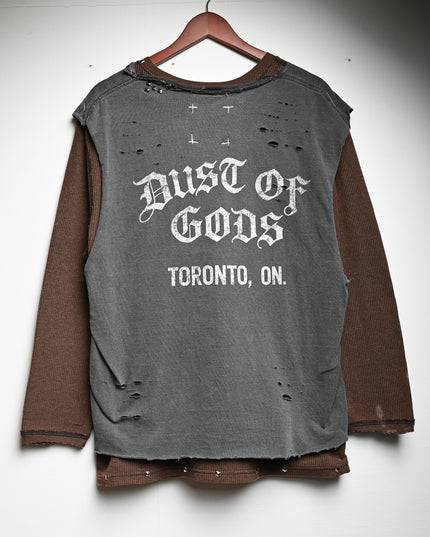 Between Your Legs Layered Long-Sleeve Shirt