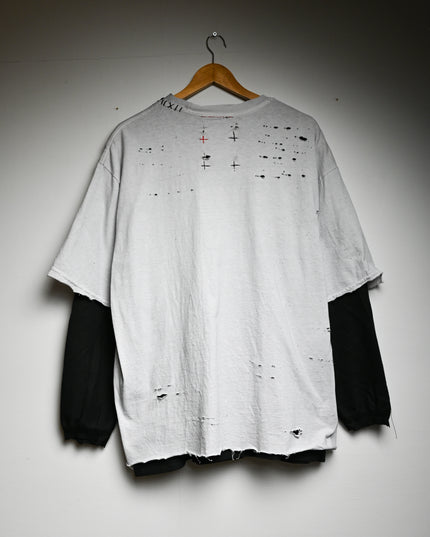 Fuck Off Layered Long Sleeve Shirt