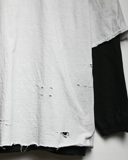 Fuck Off Layered Long Sleeve Shirt