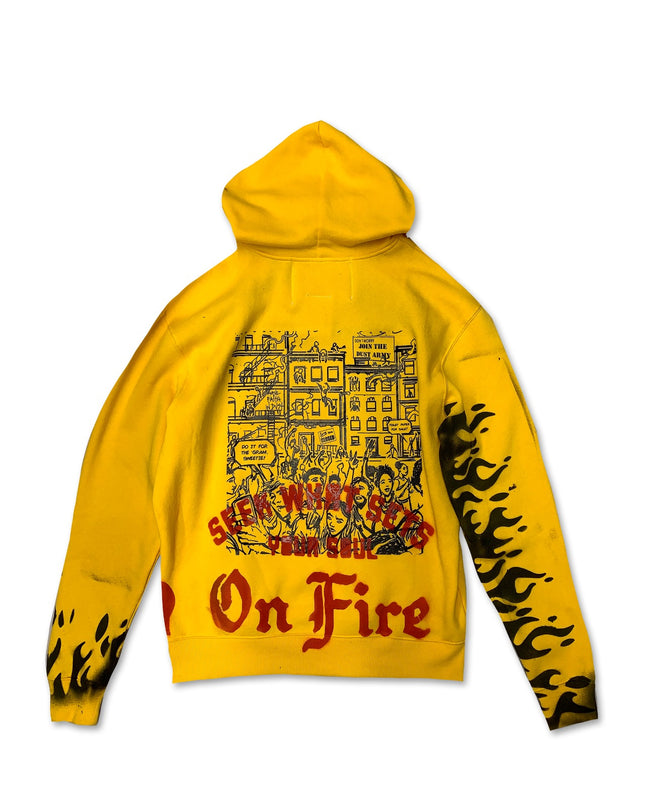 All Smiles Yellow Hoodie