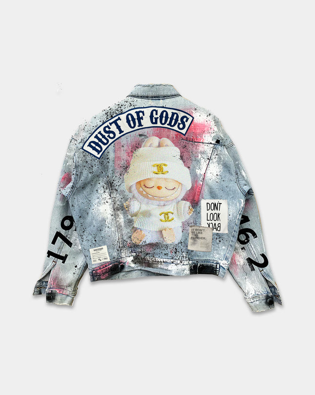 Don't Talk To Me Labubu Denim Jacket