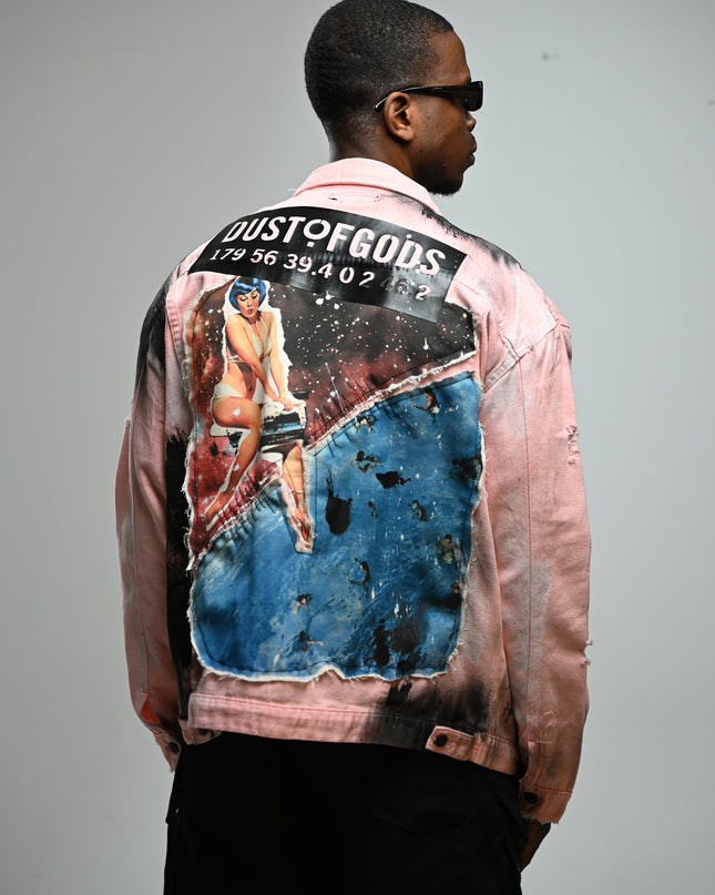 Fierce Pink Denim Jacket
